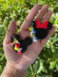 Classic Mickey or Minnie Keychain
