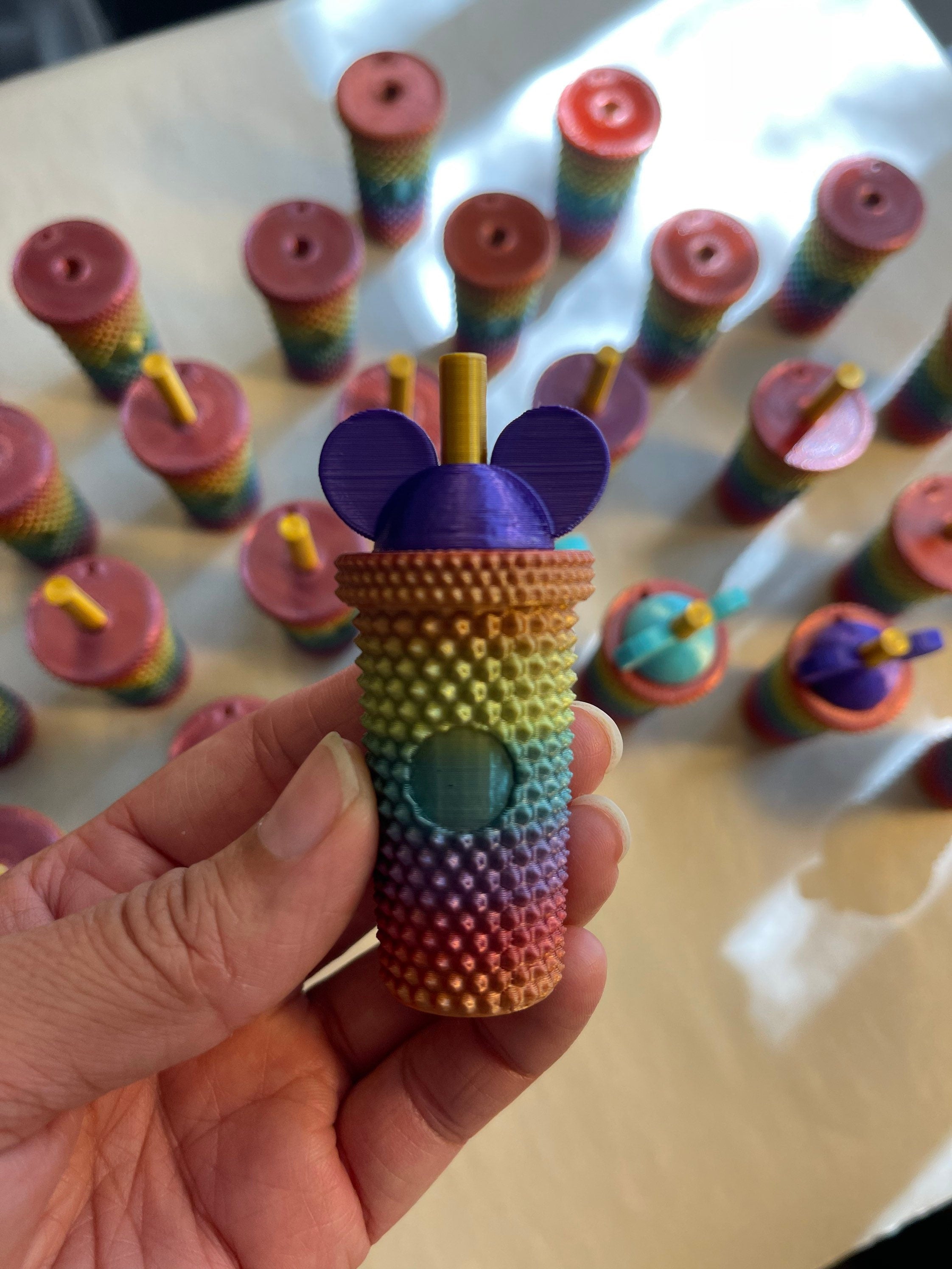 Mickey Starbucks cup themed Keychain