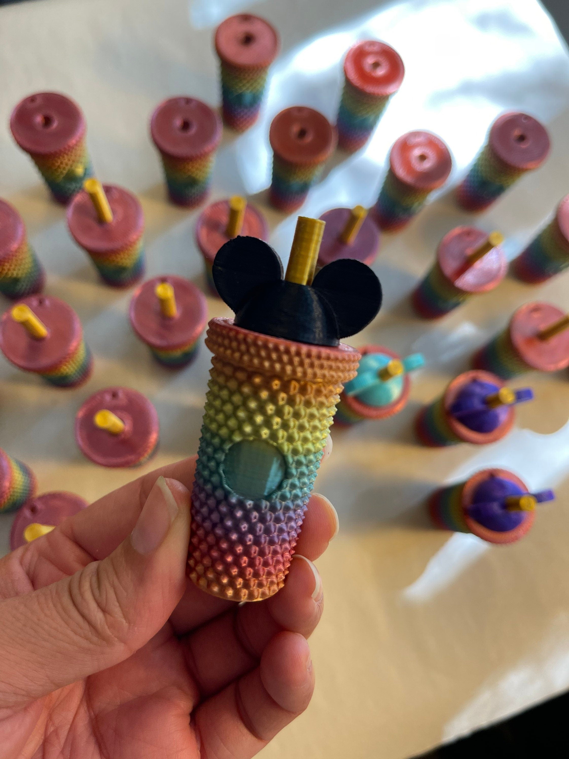 Mickey Starbucks cup themed Keychain