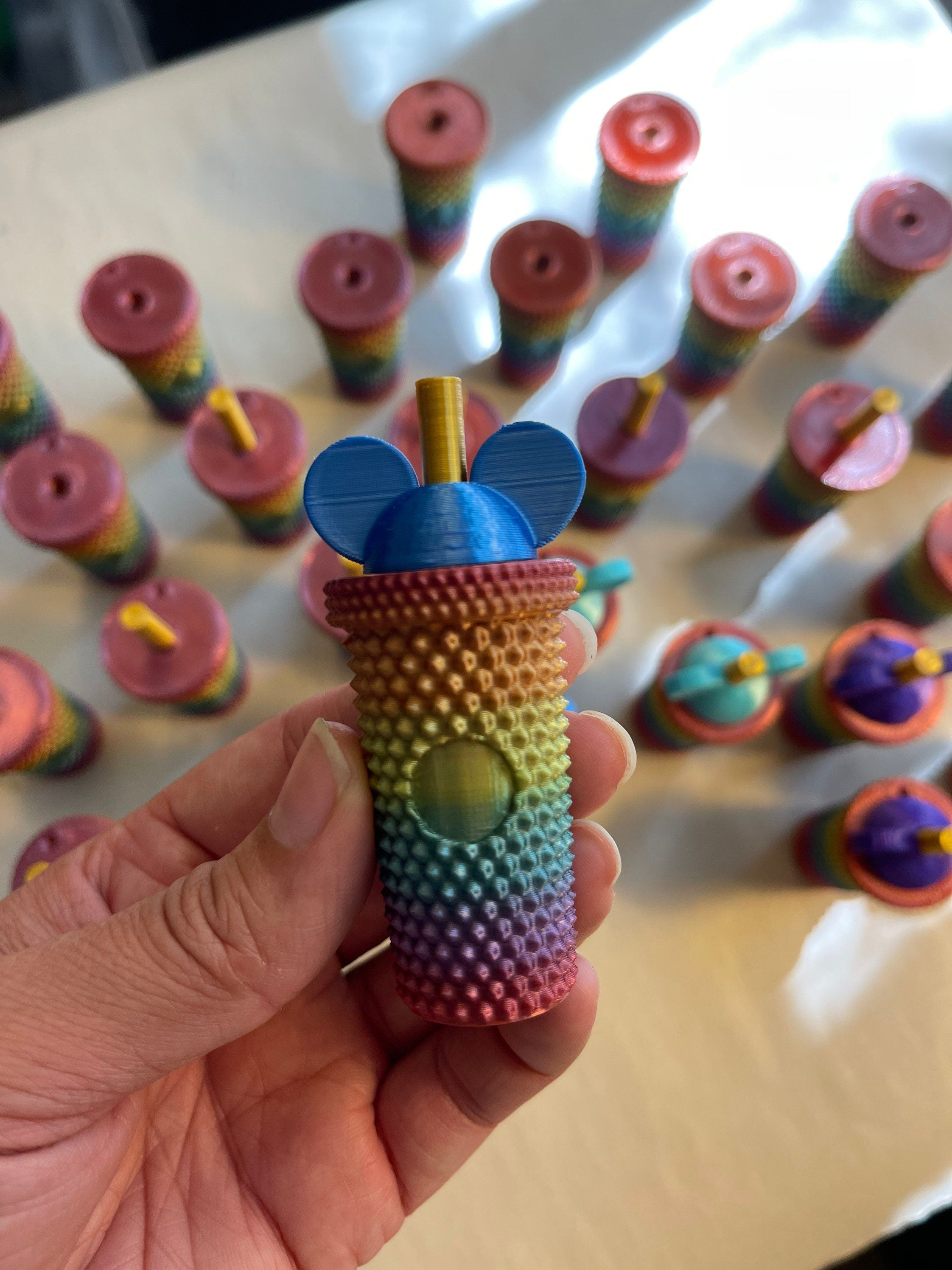 Mickey Starbucks cup themed Keychain