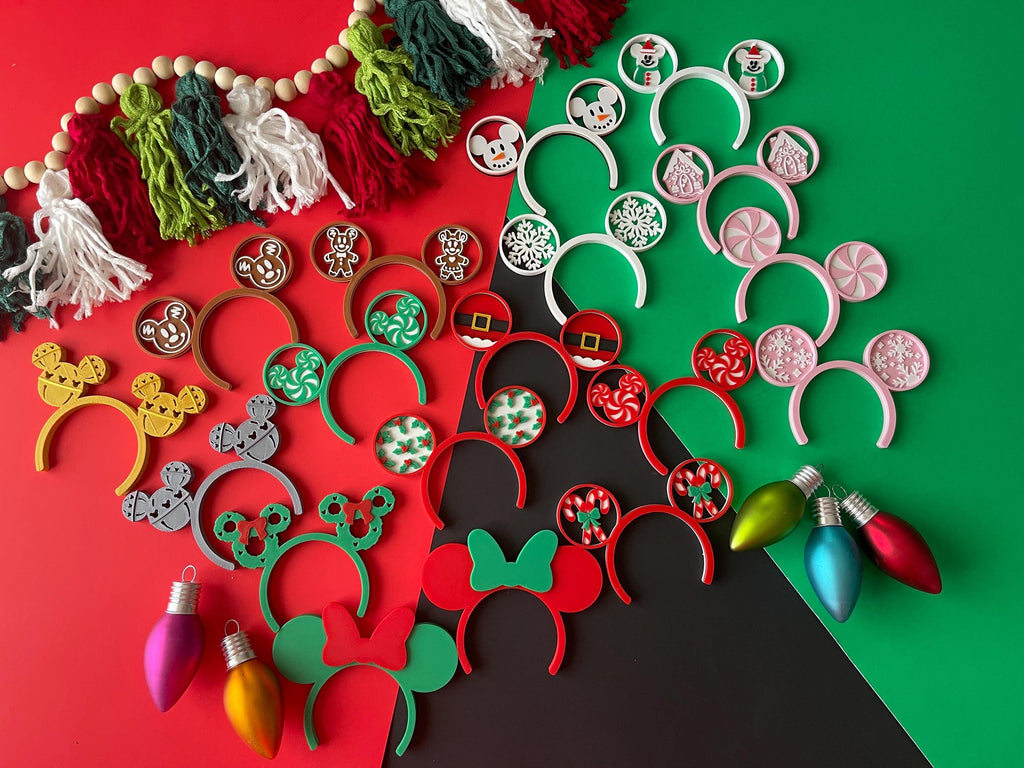 Christmas Holiday Ears for NuiMo Dolls and Labubu Monsters