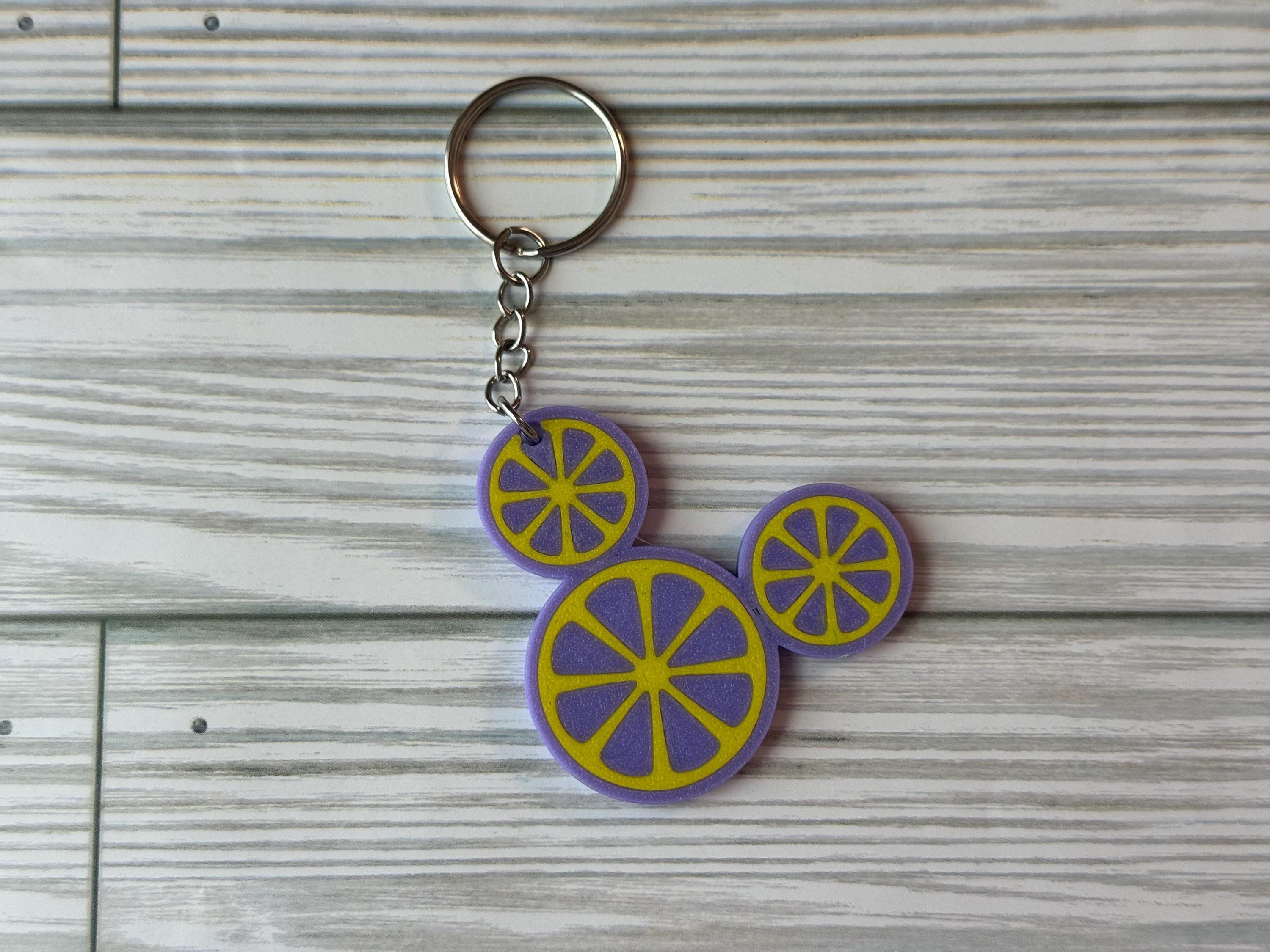 Hidden Mickey Fruit Themed Keychain