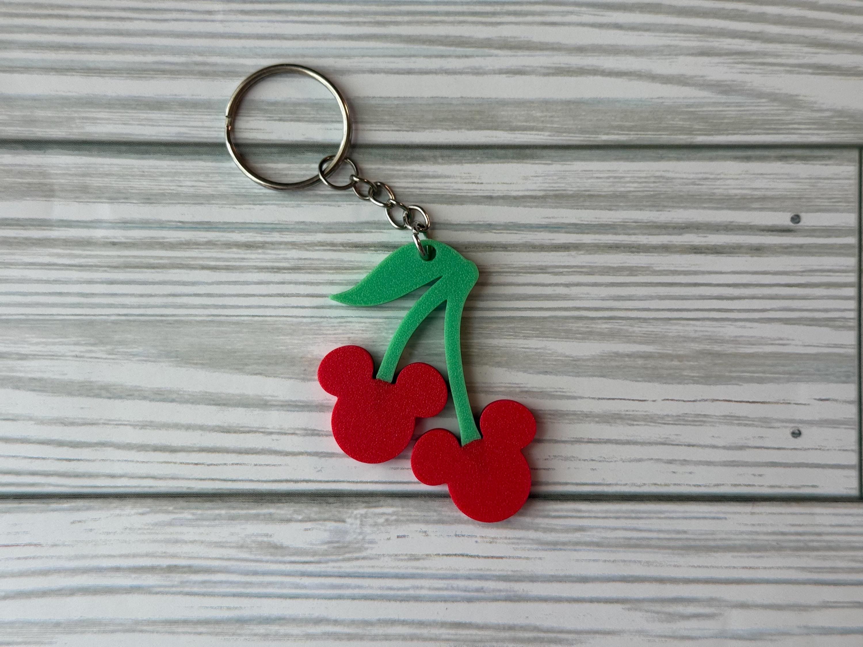 Hidden Mickey Fruit Themed Keychain
