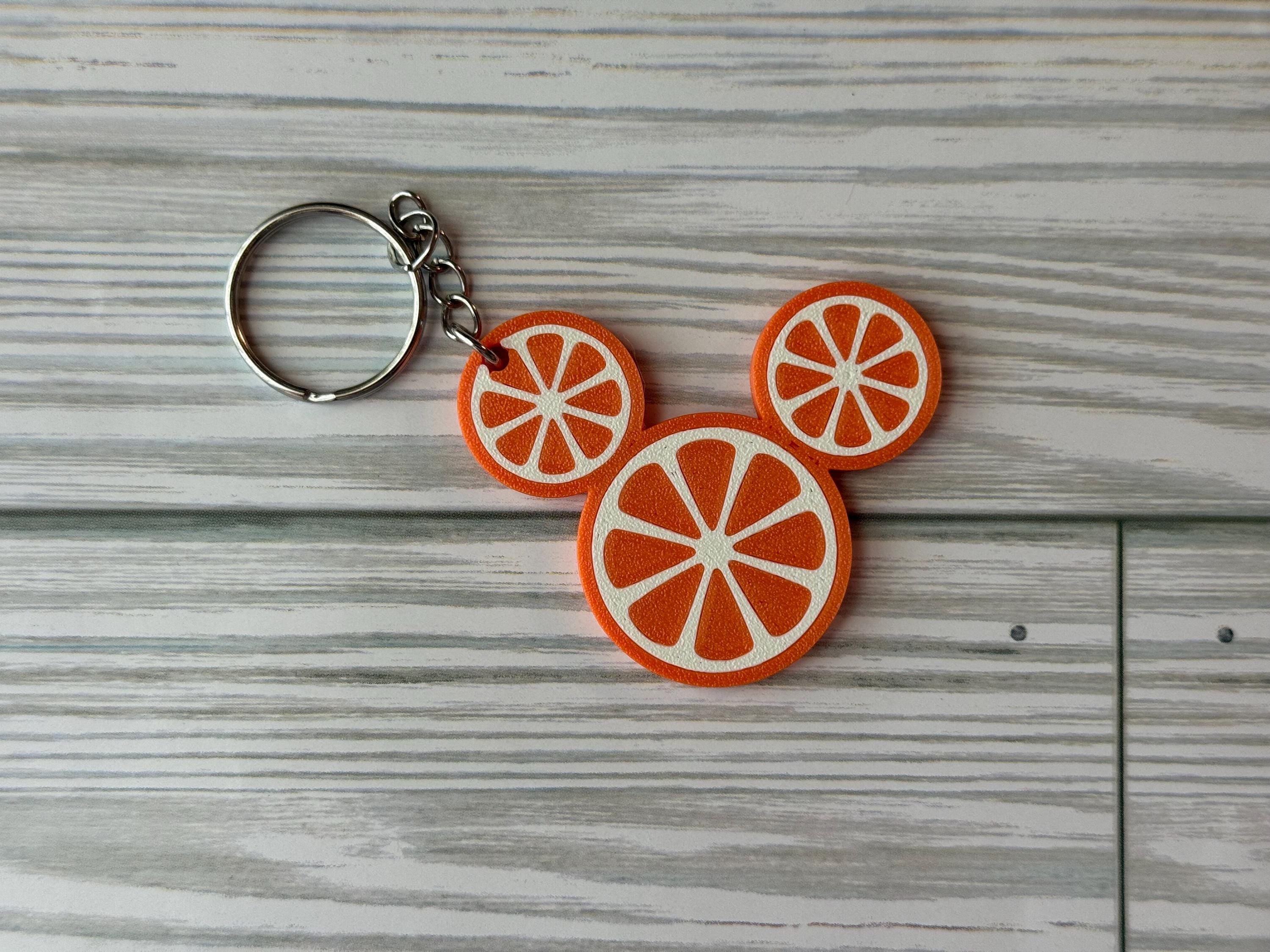 Hidden Mickey Fruit Themed Keychain