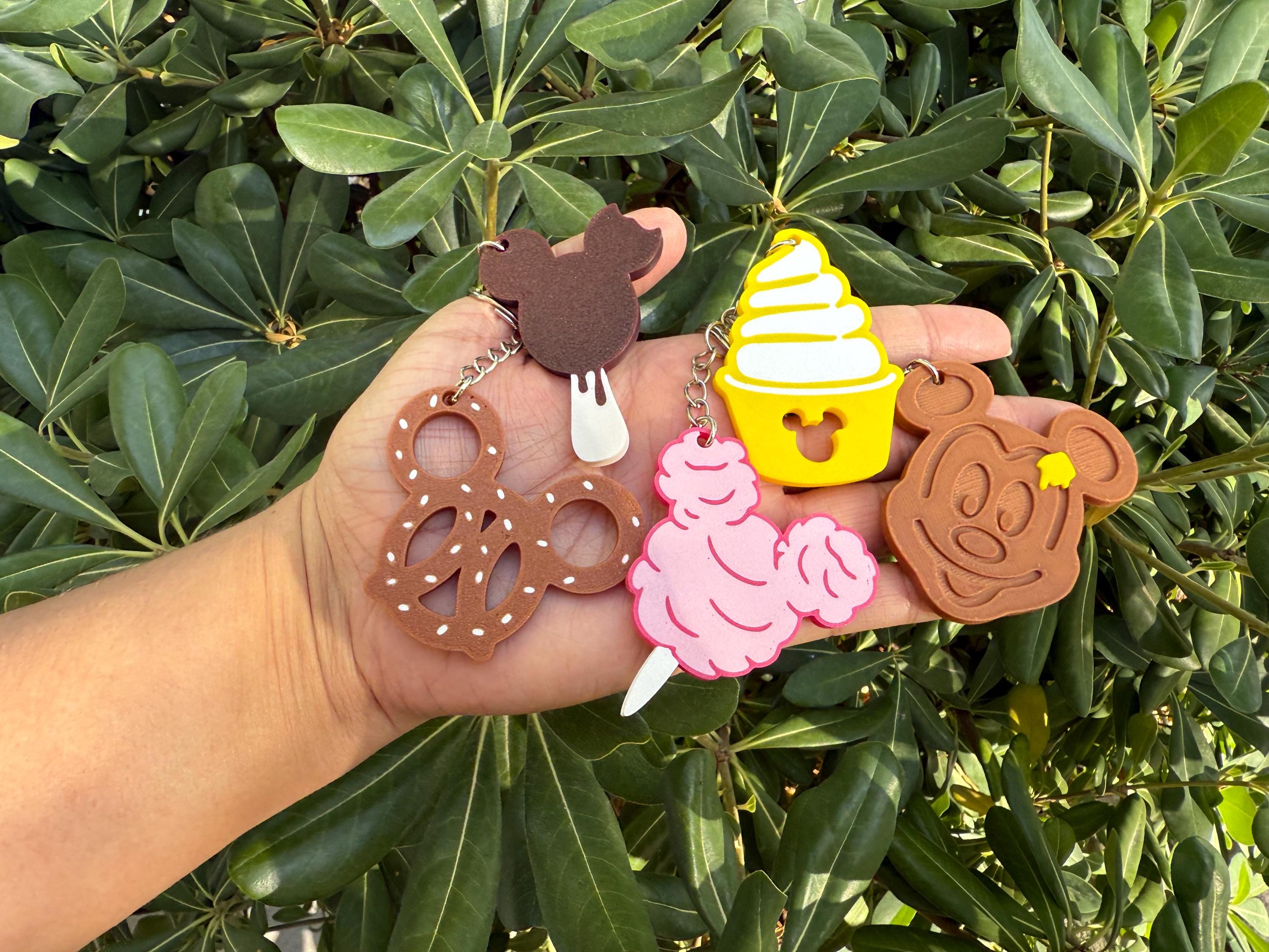 Snack themed disney Keychain
