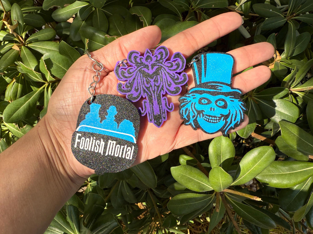 Haunted Mansion themed disney Keychain